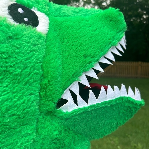 Bee Happy Giant Plush Mask Dinosaur From 2021 New With Tag - Picture 4 of 9